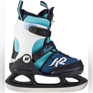 K2 Skate Marlee Ice Skate, Blue Black, 8-12
